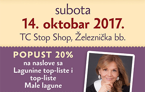 mirjana bobić mojsilović gošća na otvaranju laguninog kluba čitalaca u lazarevcu 14 oktobra laguna knjige