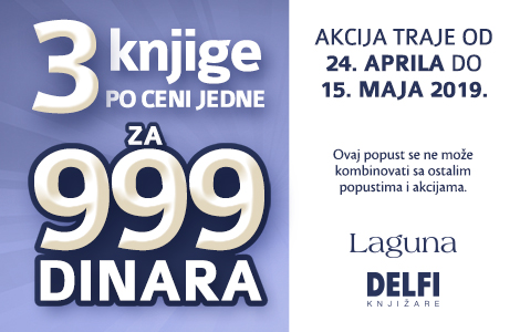 spremite se počela je akcija 3 za 999  laguna knjige