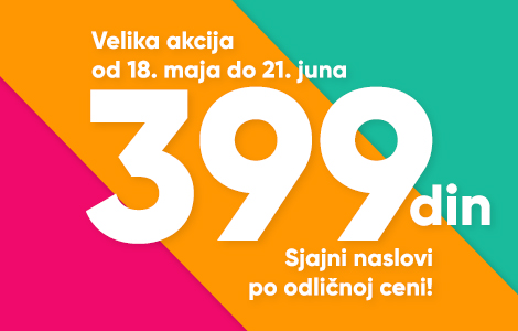 akcija 399 sjajni naslovi po odličnoj ceni je osvežena i produžena  laguna knjige