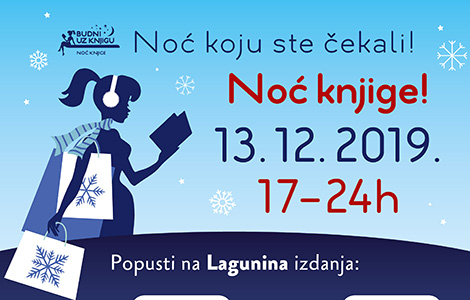 veliki broj biblioteka učestvuje u noći knjige laguna knjige