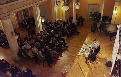 književno veče dragana velikića u beču laguna knjige