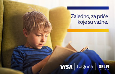 visa i laguna doniraju knjige deci iz sos dečijih sela laguna knjige