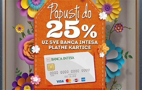 popust u knjižarama delfi uz banca intesa platne kartice laguna knjige