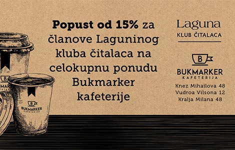 popust u bukmarker kafeterijama za članove laguninog kluba čitalaca laguna knjige