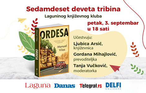 umetničko delo koje uspavljuje bol o romanu ordesa u okviru laguninog književnog kluba laguna knjige