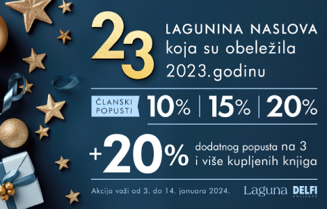 23 lagunina naslova koja su obeležila 2023 godinu laguna knjige