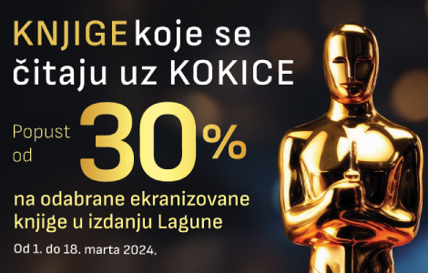 knjige koje se čitaju uz kokice ostvarite 30 popusta na odabrane ekranizovane knjige laguna knjige