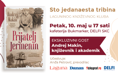 francuski akademik andrej makin gost 111 laguninog književnog kluba laguna knjige