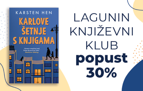 lagunin književni klub čita karlove šetnje s knjigama popust 30 do 6 juna laguna knjige