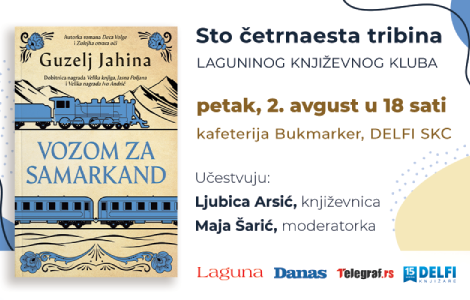 književnica ljubica arsić o knjizi vozom za samarkand na laguninom književnom klubu laguna knjige