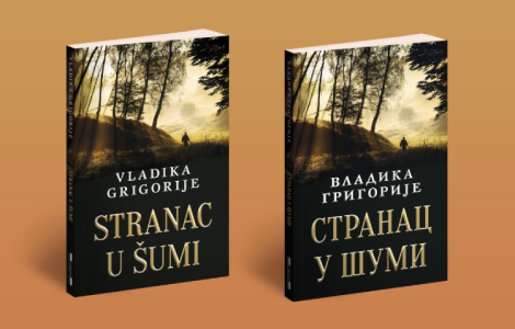 vladika grigorije predstavlja knjigu stranac u šumi u banjaluci laguna knjige