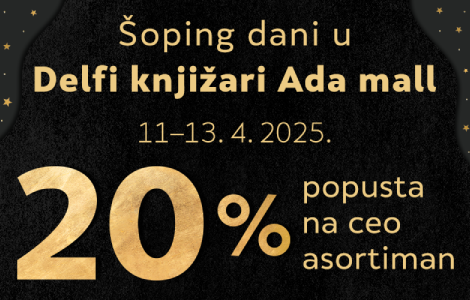 šoping dani u knjižari ada mall na ceo asortiman 20 popusta laguna knjige
