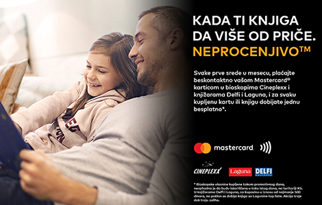 mastercard, laguna, delfi i cineplexx tim za omiljenu sredu laguna knjige