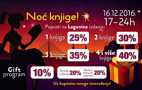 jubilarna 15 noć knjige laguna knjige