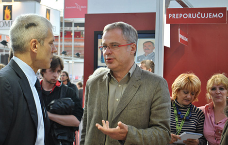 boris tadić posetio štand lagune laguna knjige