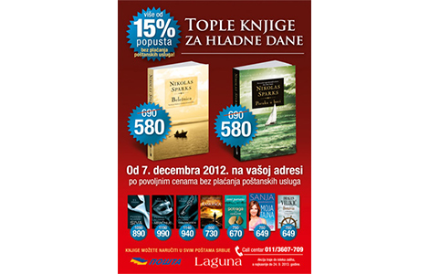 tople knjige za hladne dane laguna knjige