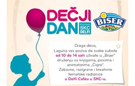 novogodišnje dečje subote u delfi caféu laguna knjige